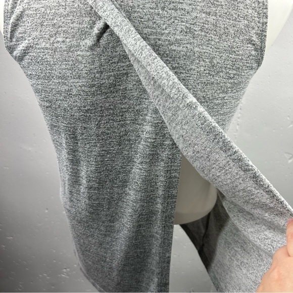 Gap Heather Gray Collar Open Wrap Back Tank Top M - Picture 5 of 7